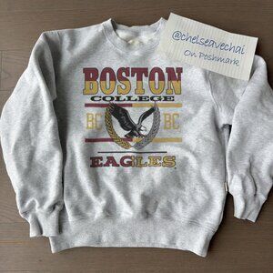 Vintage Boston College Eagles Split Letter Sweatshirt, Retro Boston Eagles Shirt